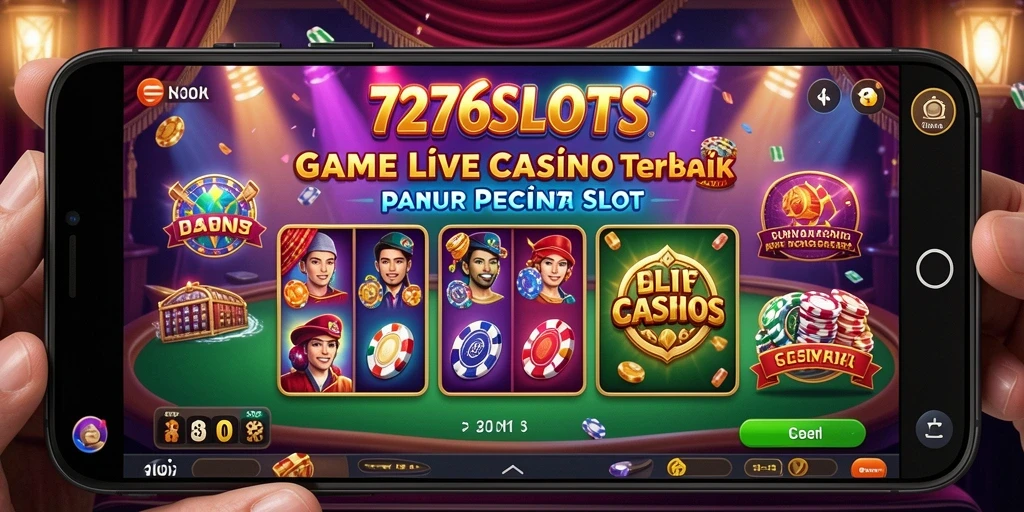 Gameplay seru dan interaktif di 7276SLOTS Live Casino.