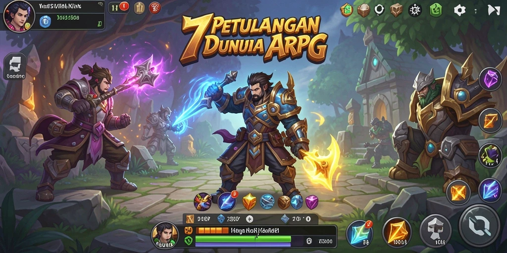 Screenshot gameplay <strong>7SVIP</strong> menampilkan aksi seru di dunia ARPG.