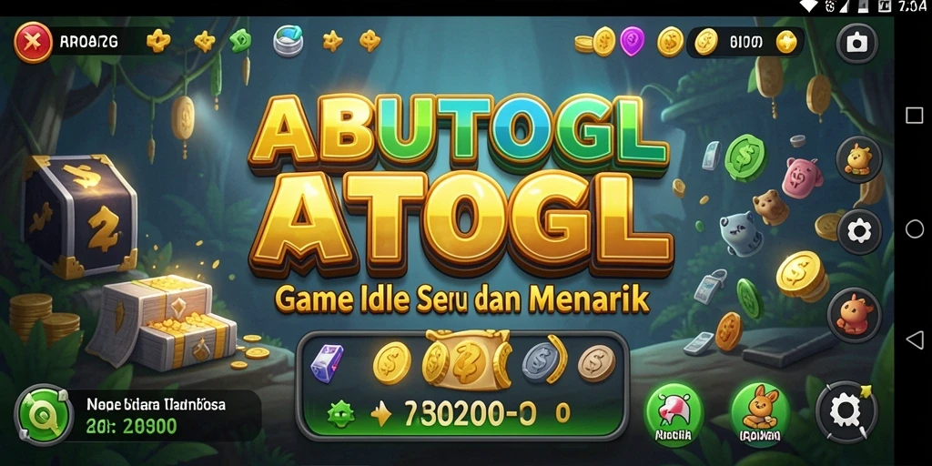 Tampilan gameplay ABUTOGEL yang menarik dan interaktif.