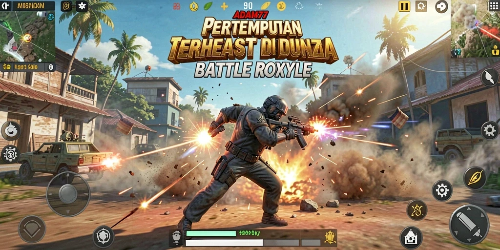Tampilkan aksi seru di medan perang Battle Royale.