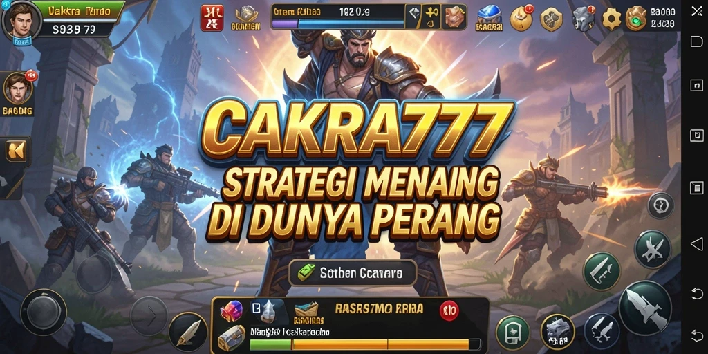 Screenshot gameplay CAKRA777 menunjukkan aksi strategi yang mendebarkan.