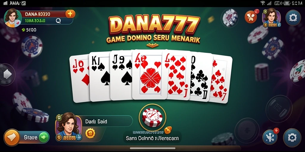 Gameplay DANA777 yang seru dalam permainan Domino.