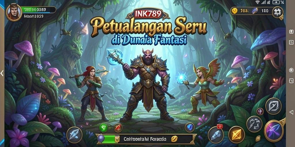 Tampilan gameplay seru di dunia petualangan INK789.