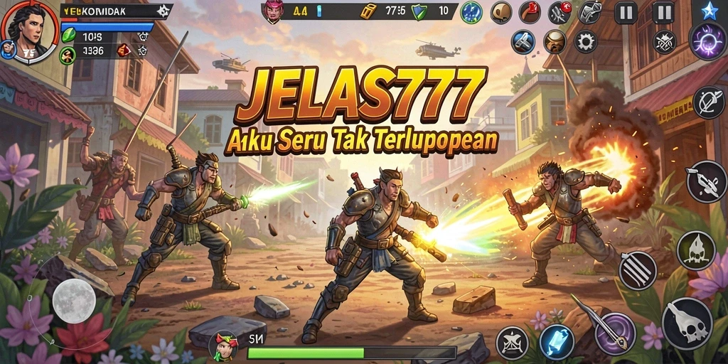 Tampilan aksi seru dalam JELAS777 dengan grafis menarik.