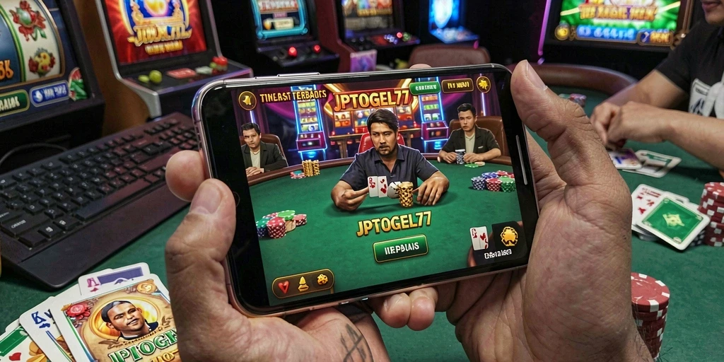 Screenshot gameplay JPTOGEL77 menampilkan pengalaman simulasi perjudian yang mendebarkan.