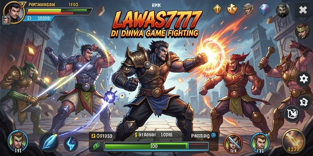 Screenshot utama LAWAS777 menampilkan pertarungan menarik dan grafis menawan.
