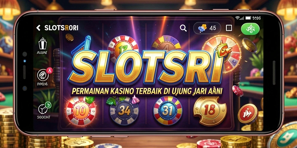Tampilan screenshot SLOTSRI dengan gameplay slot yang seru dan penuh warna.