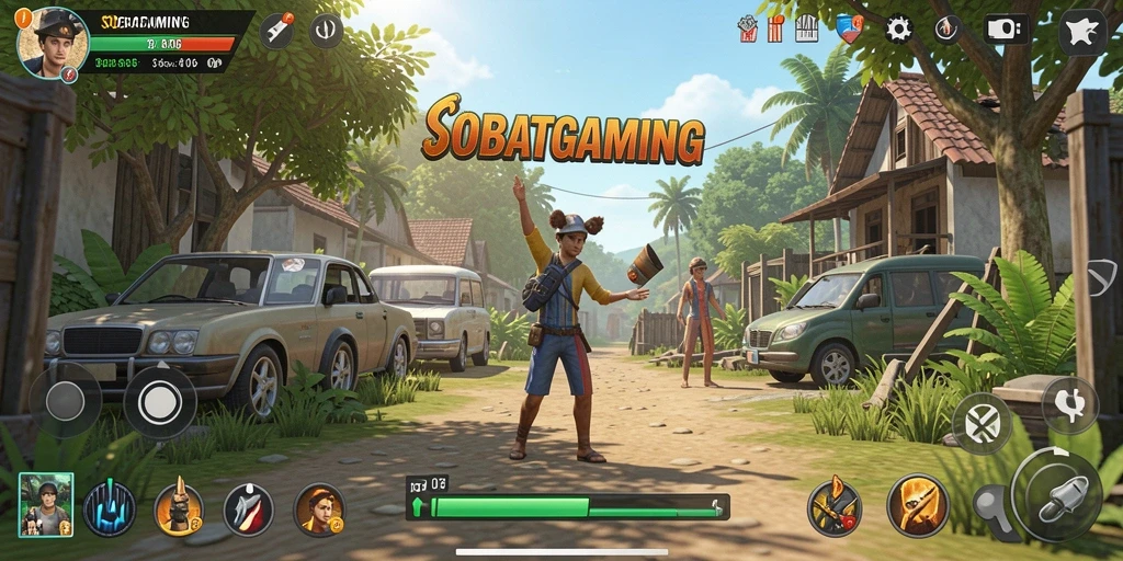 Tampilan gameplay SOBATGAMING yang menarik dan interaktif dalam dunia simulasi.